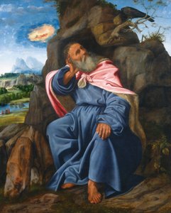 Elia wird vom Raben gefüttert, ca. 1510 von Giovanni Girolamo Savoldo