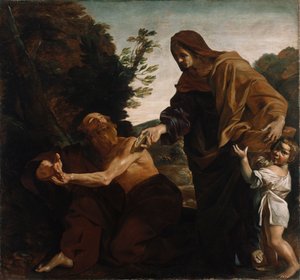 Elia erhält Brot von der Witwe von Zarepath, 1621-24