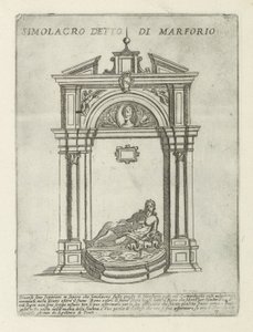 Fontein met het beeld van Marforio