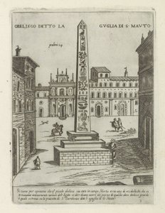 Obelisk in Rom von Giovanni Maggi
