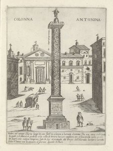 Säule des Marcus Aurelius in Rom von Giovanni Maggi