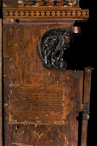 Lignaeanischer Kanonischer Chor, Intarsien von Giovanni Maria Platina 1484, Linke Seitenintarsie