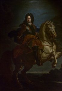Porträt von Francesco Farnese zu Pferd, ca. 1705