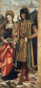 St. Katharina von Alexandria und St. Sebastian, ca. 1496