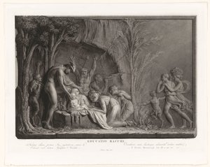 Die Erziehung des Bacchus von Giovanni Martino dei Boni