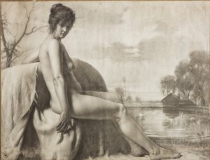 Weiblicher Akt von Giovanni Muzzioli