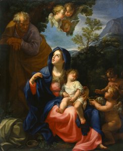 Die Rast auf der Flucht nach Ägypten, ca. 1720-30 von Giovanni Odazzi