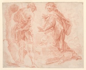 Stehende und kniende Figuren