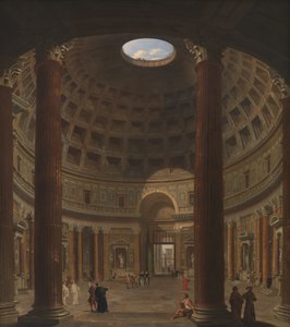 Innenraum des Pantheon, Rom von Giovanni Paolo Pannini