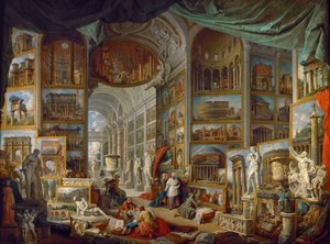 Bildergalerie mit Ansichten des antiken Rom