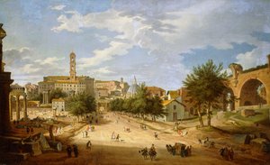 Das Forum Romanum und das Kapitol vom Konstantinsbogen aus gesehen, 1751 von Giovanni Paolo Pannini