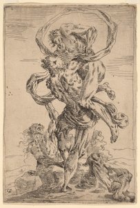 Herkules und Antäus von Giovanni Pietro Possenti