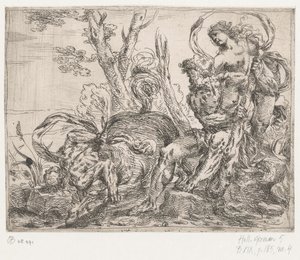 Herkules tötet den Zentauren Nessus von Giovanni Pietro Possenti
