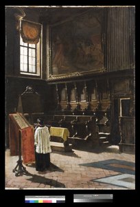 Der Chor der Kirche Sant’Antonio in Mailand von Giovanni Segantini