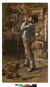 Ich bin auch ein Maler oder Dilettant oder Das Atelier des Malers von Giovanni Sottocornola