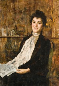 Porträt seiner Frau Luisa
