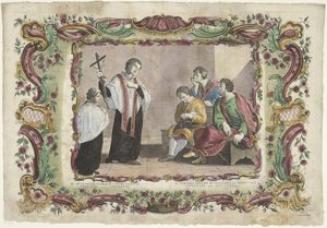 Die Gefangenen besuchen (Die spirituellen Werke der Barmherzigkeit) von Giovanni Volpato
