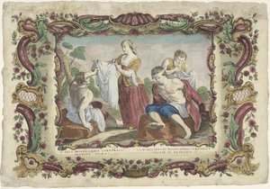 Die Nackten kleiden (Die Werke der Barmherzigkeit) von Giovanni Volpato