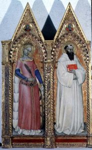 Hl. Katharina von Alexandria und Bernardo (Detail)
