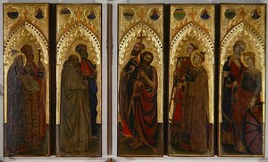 Heilige, Jungfrauen und Märtyrer, ca. 1350-60