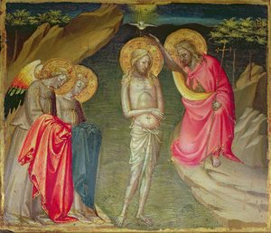 Die Taufe Christi von Giovanni dal (attr. to) Ponte