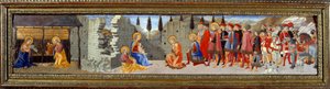 Geburt Christi und Anbetung der Heiligen Drei Könige von Giovanni di Francesco del Cervelliera