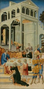 Salome bittet Herodes um den Kopf von Johannes dem Täufer, 1455-60 von Giovanni di Paolo