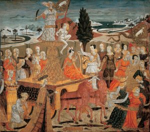 Der Triumph der Keuschheit von Giovanni di Ser Giovanni Scheggia
