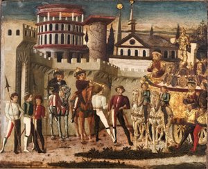 Triumphszene im antiken Stil