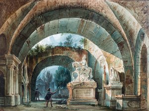 Bühnenbild für die Oper Don Giovanni von Wolfgang Amadeus Mozart von Girolamo Magnani
