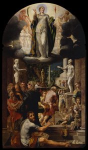 Die Unbefleckte Empfängnis der Jungfrau, 1539 von Girolamo Mazzola Bedoli