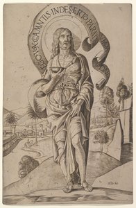 Johannes der Täufer, 1500-1506 von Girolamo Mocetto
