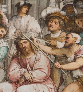 Zentrales Kirchenschiff, Vierter Südspan, Dornenkrönung von Girolamo Romanino