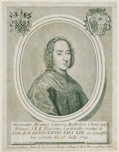 Kardinal Alessandro Albani von Girolamo Rossi