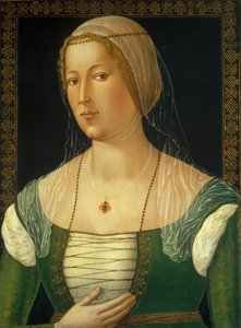 Porträt einer jungen Frau, ca. 1508 von Girolamo di Benvenuto
