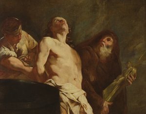 Das Martyrium des heiligen Johannes des Evangelisten, ca. 1730