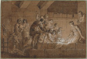 Die Geburt Christi von Giuliano Traballesi