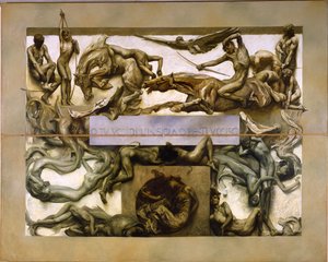 Le Tenebre aus dem Zyklus Il poema della Vita Umana, 1907 von Giulio Aristide Sartorio