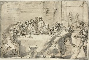 Das letzte Abendmahl von Giulio Benso
