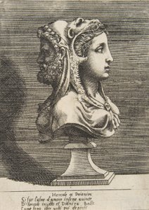 Büste von Herkules und Dejanira