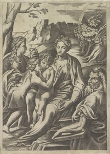 Heilige Familie mit dem jungen Johannes dem Täufer und Maria Magdalena