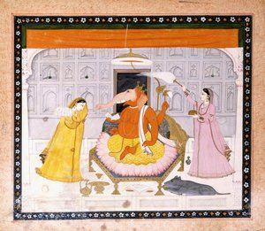 Die Verehrung von Ganesh, ca. 1790 von Giulio Carlini