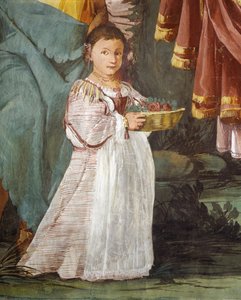 Krönung der Nymphe Amaryllis, Gewinnerin des Kusswettbewerbs von Giulio Carpioni von Giulio Carpioni