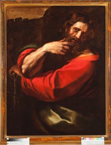 Darstellung des heiligen Paulus. Gemälde von Giulio Cesare Procaccini (1574-1625) von Giulio Cesare Procaccini