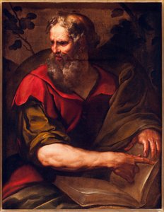 Darstellung des Apostels Simon der Zelot (oder Simon der Kanaanäer). Gemälde von Giulio Cesare Procaccini (1574-1625) von Giulio Cesare Procaccini