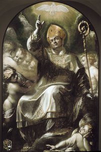 Der heilige Karl Borromäus in Herrlichkeit von Giulio Cesare Procaccini