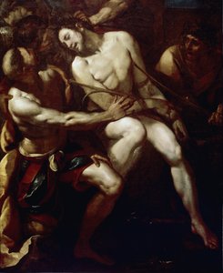 Die Krönung mit Dornen (Detail) von Giulio Cesare Procaccini