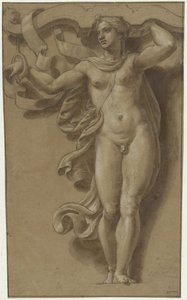 Hermaphrodit als Karyatide