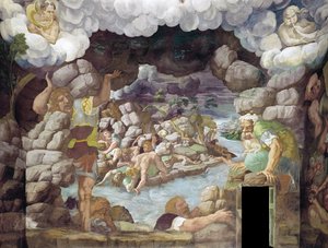 Der Fall der Giganten, Sala dei Giganti, 1536