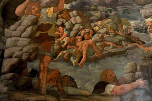 Der Fall der Giganten Sala dei Giganti, 1536